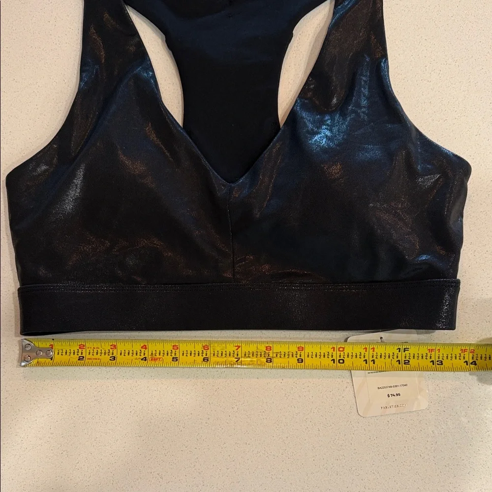 NWT Fabletics Black Women's Sports Bra Size Medium - Picture 7 of 11